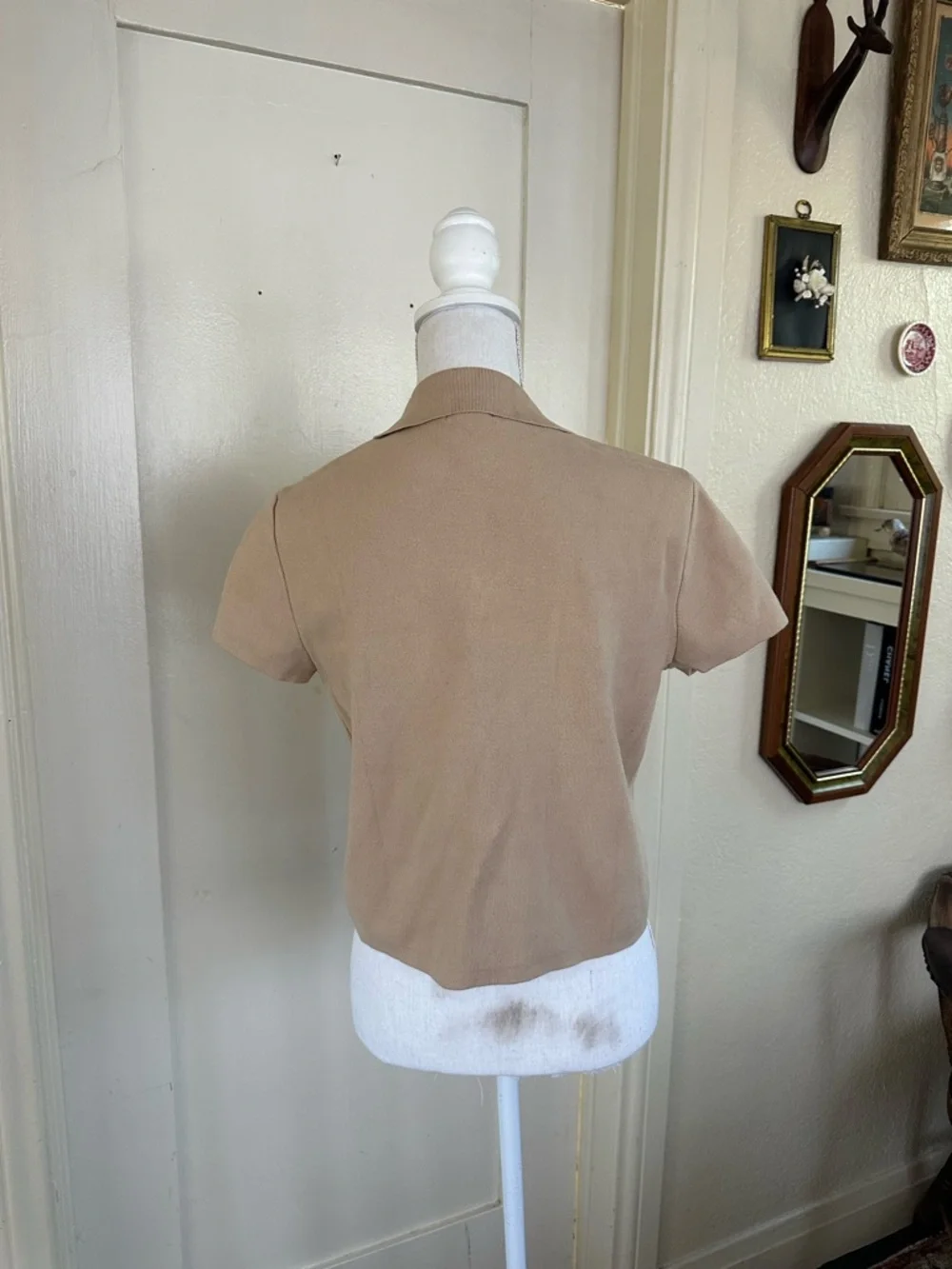 H&M Taupe Crewneck Sweater - Picture 2 of 3